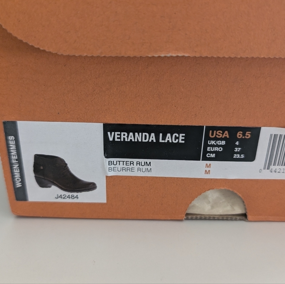 🥁 Merrell Veranda Lace Ankle Boot In Butter Rum (with box) - Picture 13 of 13